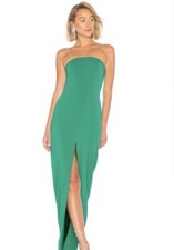 Jay Godfrey Martell Dress 10 Kelly Green Strapless Prom Formal Gala Glam $395