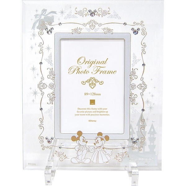 Disney Bridal Photo frame made of glass Disney Swarovski luxury