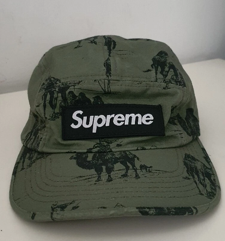 Casquette de camp SS12 Supreme Camels vintage très rare 