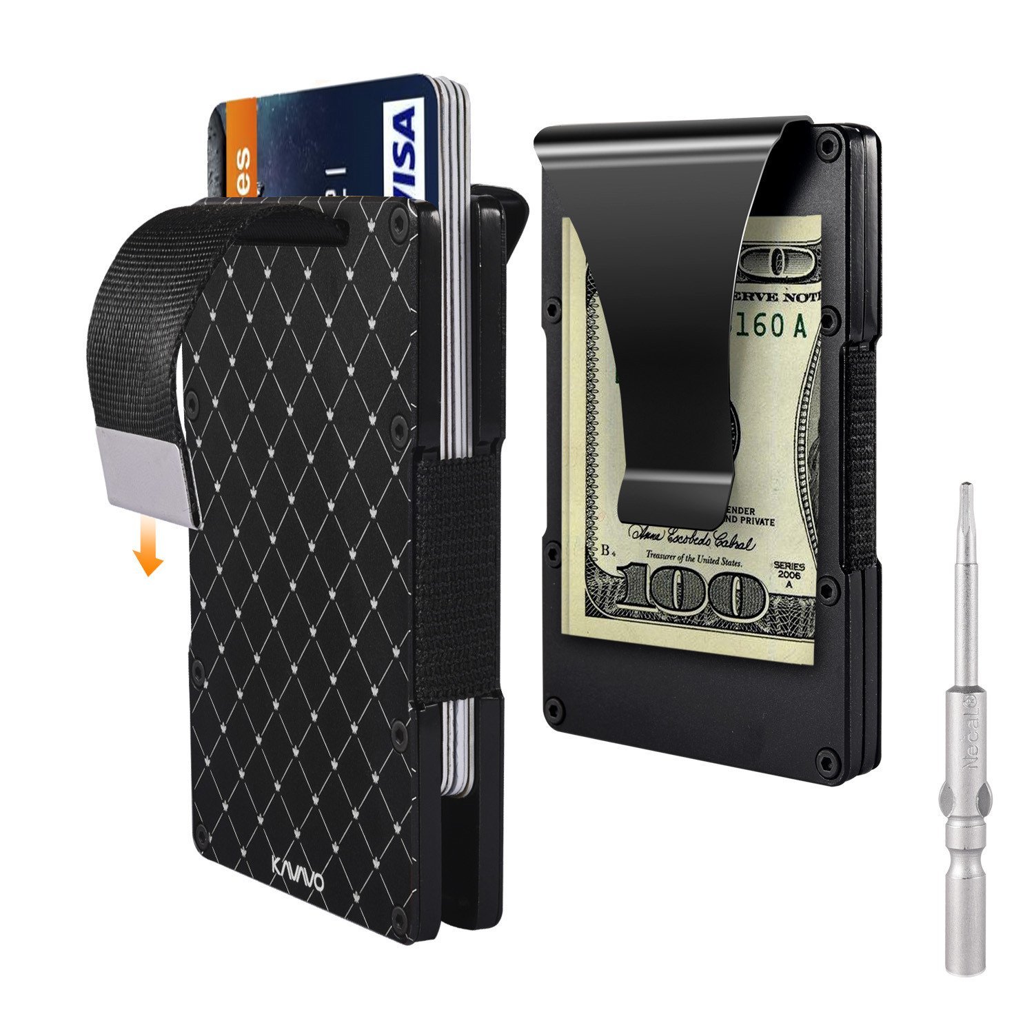Slim RFID-Blocking Credit Card Holder Wallet for Secure Storage  -image