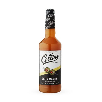 Collins Dirty Martini Mix Made With Real Olive Brine for the Bold Flavor You ...