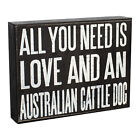 JennyGems Australian Cattle Dog Gifts, Love and an Australian Cattle Dog Sign