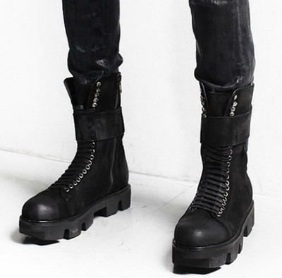 platform military boots