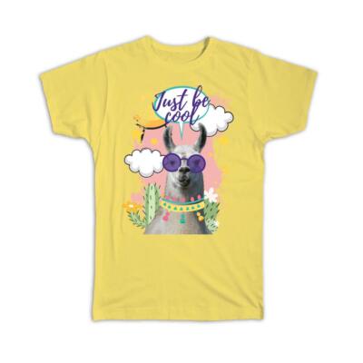 Gift T-Shirt : Llama Cute Nature Trend Wild Animals Wildlife Fauna Safari