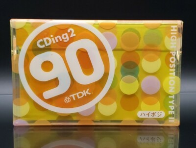 TDK CDing-2 90 Blank Audio Cassette Tape Type II High Bias Japan 2002