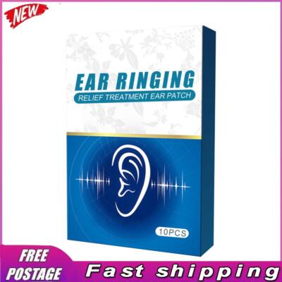 10pcs/box Tinnitus Relief Ear Patch Unisex Ears Health Patches Ears Health Care