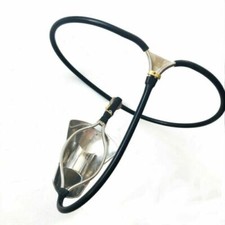 Female Male Invisible Stainless Steel Chastity Belt Lockable Device Adjustable