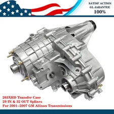 263XHD Transfer Case Duramax 6.6 Diesel 8.1 Gas Engine Aluminum Rear Case 4WD
