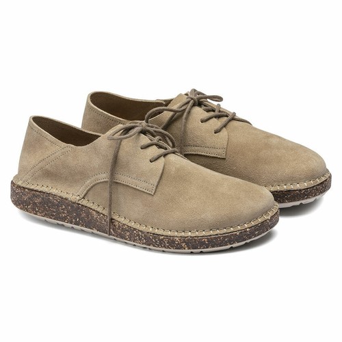 BIRKENSTOCK GARY SUEDE SHOES GINGER 