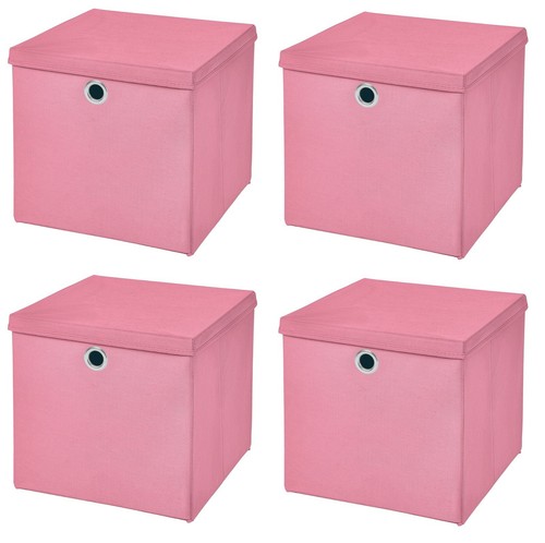 4er Set Aufbewahrungsbox Spielkiste Regalkorb Faltkiste Korb Kinderbox Stoff Box - Bild 50 von 77
