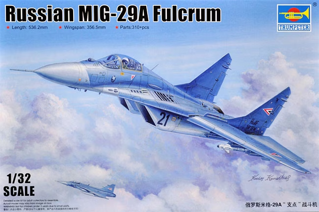 Trumpeter 03223 1:32nd scale  Mikoyan Russian MiG-29A Fulcrum