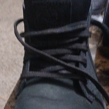 Timberland Men's Black Lace Up Ankle Boots Round Toe Rubber Outsole Size 9.5 US