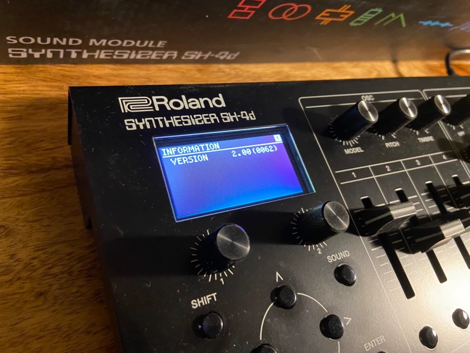 Roland SH-4d Desktop Synthesizer, V 2.00, Top-Zustand in OVP - Bild 3 von 4