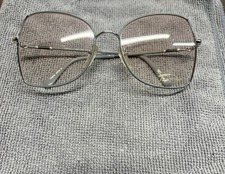 Vintage Tura Gray/Silver/Black Butterfly Sunglasses Mod 284
