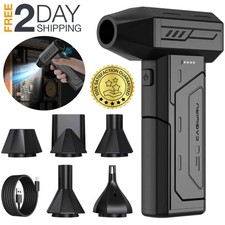 Pistola De Aire Soplador Recargable Con Luz Para Limpiar Polvo PC Motores Carros