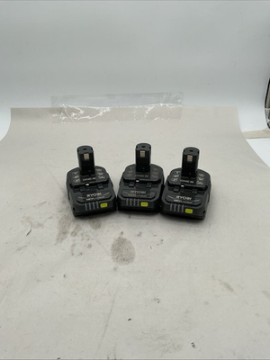 #ad RYOBI GENUINE 18V ONE 1.5 AH LITHIUM ION BATTERY LOT 0f 3 $49.95