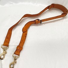 Authentic Louis Vuitton Shoulder Strap For Keepall Boston Bags Natural Leather