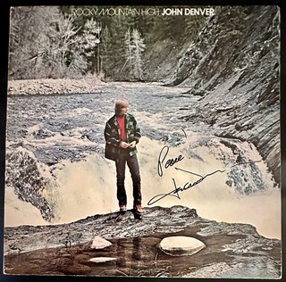 John Denver Signed Rocky Mountain High LP Album