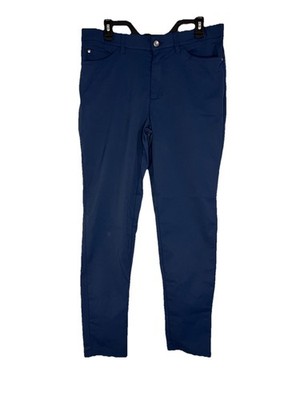 Adidas Golf Pants Mens 32x32 Blue Stretch Performance Athletic