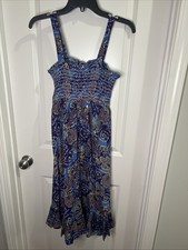 Women’s GAP Sundress Coverup Beaded Multicolor Size M