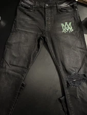 Mike Amiri Distressed Skinny Jeans Size 34