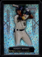 2022 Bowman Sterling Mini Diamond Refractor #BSP-83 Hendry Mendez Brewers /150
