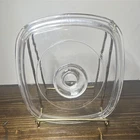 Vintage Pyrex CorningWare Square Clear Glass Casserole A7C Replacement Lid