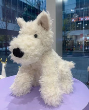 Rare Jellycat Munro Scottie Dog Plush Collectible with Tags & Dust Bag