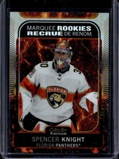 2021-22 O-Pee-Chee Platinum Spencer Knight Hot Magma Rookie RC #/499 Panthers