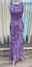 Women s Purple Sequin Mermaid Formal Homecoming Dance Dress Small NWT