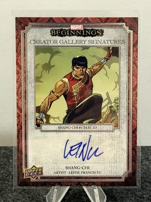 2022 UD Beginnings Creator Gallery Signatures #CG-LF Leinel Francis Yu Shang-Chi