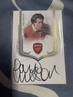 Arsenal Futera Paul Merson On Card Auto 06/08 Arsenal Platinum Collection 2025