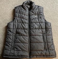 Men s Black Zip up M Heated Vest Battery Powered-Battery Not Included Preowned