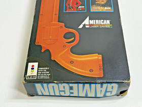 RARE Panasonic 3DO American Laser Games GameGun Light Gun w/ Orig Box & Insert