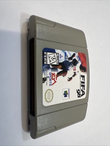 Fifa 98 Road to World Cup (Nintendo N64) EA Sports Soccer Football Tested Works