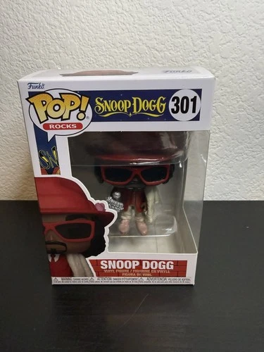 Funko Pop! Rocks: Snoop Dogg #301 Vinyl Figure - Red Suit Fur Coat - New