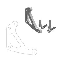 Moto-Master Bremssattel-Adapter (FüR: Husqvarna Wr 250 H301AA 00-01 Hinten )