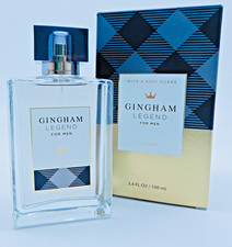 BATH  BODY WORKS GINGHAM LEGEND MEN'S COLLECTION COLOGNE 3.4 oz / 100 ml NEW