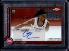 2025-26 Topps Chrome Chaz Lanier Auto Autograph RC #TCAR-CL Pistons Rookie