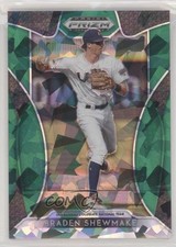 2019 Panini Prizm Draft Picks Green Ice Prizm 16/18 Braden Shewmake #84 uk2