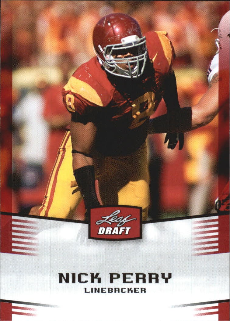 2012 Leaf Draft #38 Nick Perry - FB