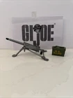 VINTAGE GIJOE HASBRO BIVOUAC MACHINE GUN 1960's JAPAN .50 CAL TRYPOD AMMO BOX