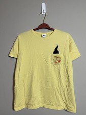Vtg Warner Bros Looney Tunes Sylvester Tweety Embroidered T-shirt Size M C504 