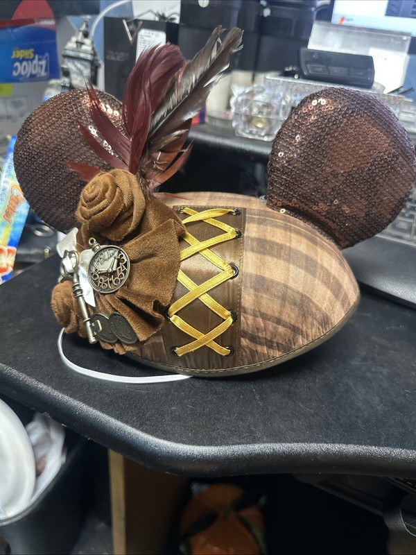Disney Steampunk Minnie Ears Hat Limited Release 2013 Couture Year Of The Ear