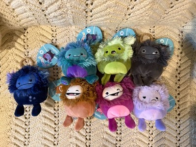 Squishmallows Mallow Moods Set of 7 Includes CHASE Galileo Bigfoot Clip 