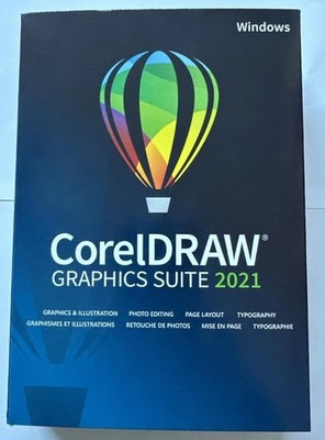 CorelDRAW Graphics Suite 2021 Permanent License Windows FACTORY SEALED FASTSHIP