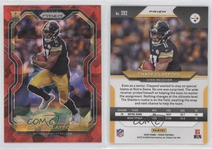 2020 Panini Prizm Rookie Red Ice Prizm Chase Claypool #392 Rookie RC