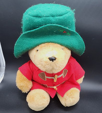 Vintage Paddington Bear Christmas Plush Teddy Bear 1994 Kids Sears Y2K 90s Retro