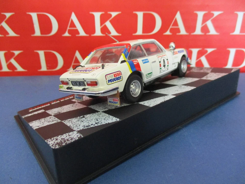 Die cast 1/43 Modellino Auto Peugeot 504 V6 Coupe Rally Safari 1978 J-P. Nicolas - Immagine 3 di 4