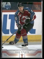2001-02 Upper Deck Dan Hinote #278 Colorado Avalanche
